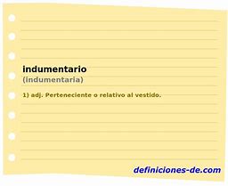 Image result for indumentario