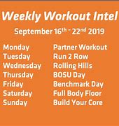 Image result for Weekly Workout Ruttine