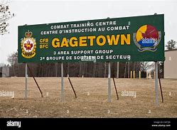 Image result for Map of CFB Gagetown