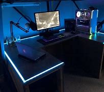 Image result for DIY Computer Desk Setup