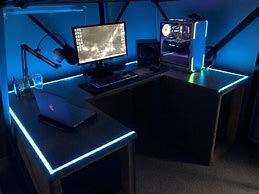Image result for DIY PC Gaming Desk