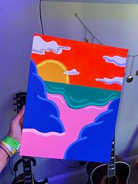 Image result for Easy Trippy Canvas Painting Ideas