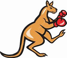 Image result for Boxing Kangaroo Clip Art