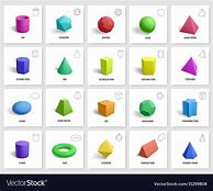 Image result for Geometric Shapes 3D Math