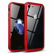 Image result for iPhone 8 Plus Red with a Clear Case