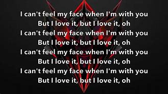 Image result for Cant Feel My Face Lyrics Music