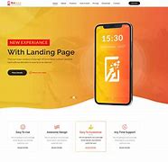 Image result for Mobile-App Landing Page Template