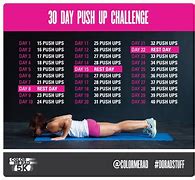 Image result for 30-Day Push-Up Challenge Printable PDF