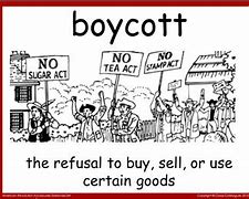 Image result for Boycott in the American Revolution