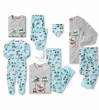 Image result for Tropical Christmas Pajamas Family