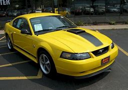 Image result for 2004 screaming yellow mustang
