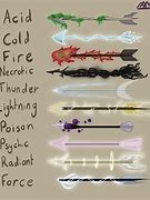 Image result for Types of Arrows Dnd