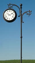 Image result for Outdoor Clocks On Stands