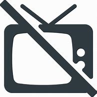 Image result for No TV Sign Clip Art