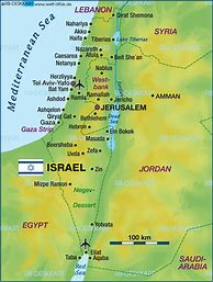 Image result for World Atlas Israel