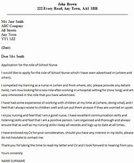 Image result for Cover Letter Private School Nurse