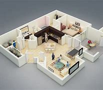 Image result for 1 Bedroom Small Apartment Plans