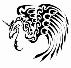 Image result for Tribal Unicorn Drawings