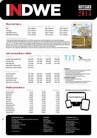 Image result for Magazine Rate Sheet