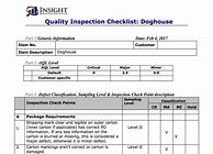 Image result for Quality Assurance Checklist
