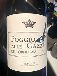 Image result for Tenuta dell'Ornellaia Sauvignon Blanc Poggio alle Gazze Toscana