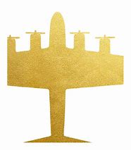Image result for Decorative Gold Airplane