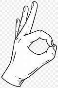 Image result for OK Hand Sign Drawing