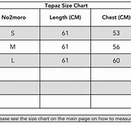 Image result for Topaz Size Chart