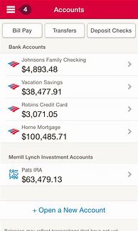Image result for Bank of America ScreenShot