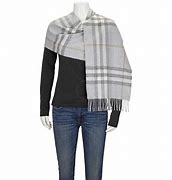 Image result for Burberry Cashmere Solid Grey Scarf