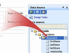 Image result for Data Source Task Pane Word