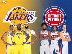 Image result for Lakers Vs. Pistons