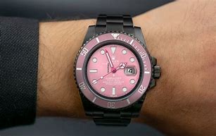 Image result for Pink Rolex Submariner