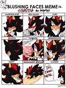 Image result for Sonic Blushing Meme Knuckles