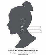 Image result for Earring Measurement