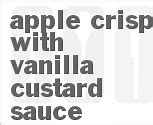 Image result for Apple Crisp with Vanilla Ice Cream