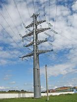 Image result for Feeder Cable Hole of Monopole Transmission Tower