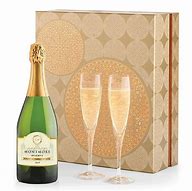 Image result for Champagne and Flutes Gift Set