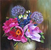 Image result for Flower Vase Painting