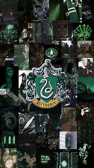Image result for Harry Potter Slytherin Collage Wallpaper