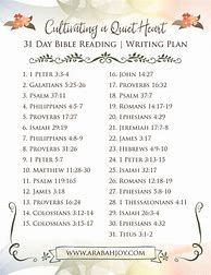 Image result for Bible Reading Plan Sheet