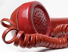 Image result for Old-Fashioned Red Phone Receiver