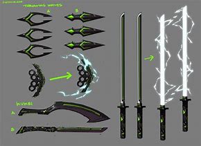 Image result for Anime Ninja Weapons