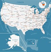 Image result for United States Road Map USA