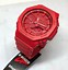 Image result for Casio Red Watch