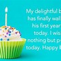 Image result for 1st Birthday Wishes Messages