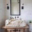 Image result for Rustic Chic Hall Bath
