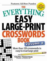 Image result for Large Print Crossword Books