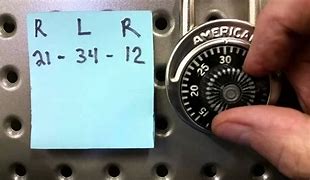 Image result for How to Unlock Digital Combination Lock