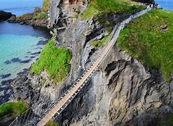 Image result for Rope Bridge in Northern Ireland